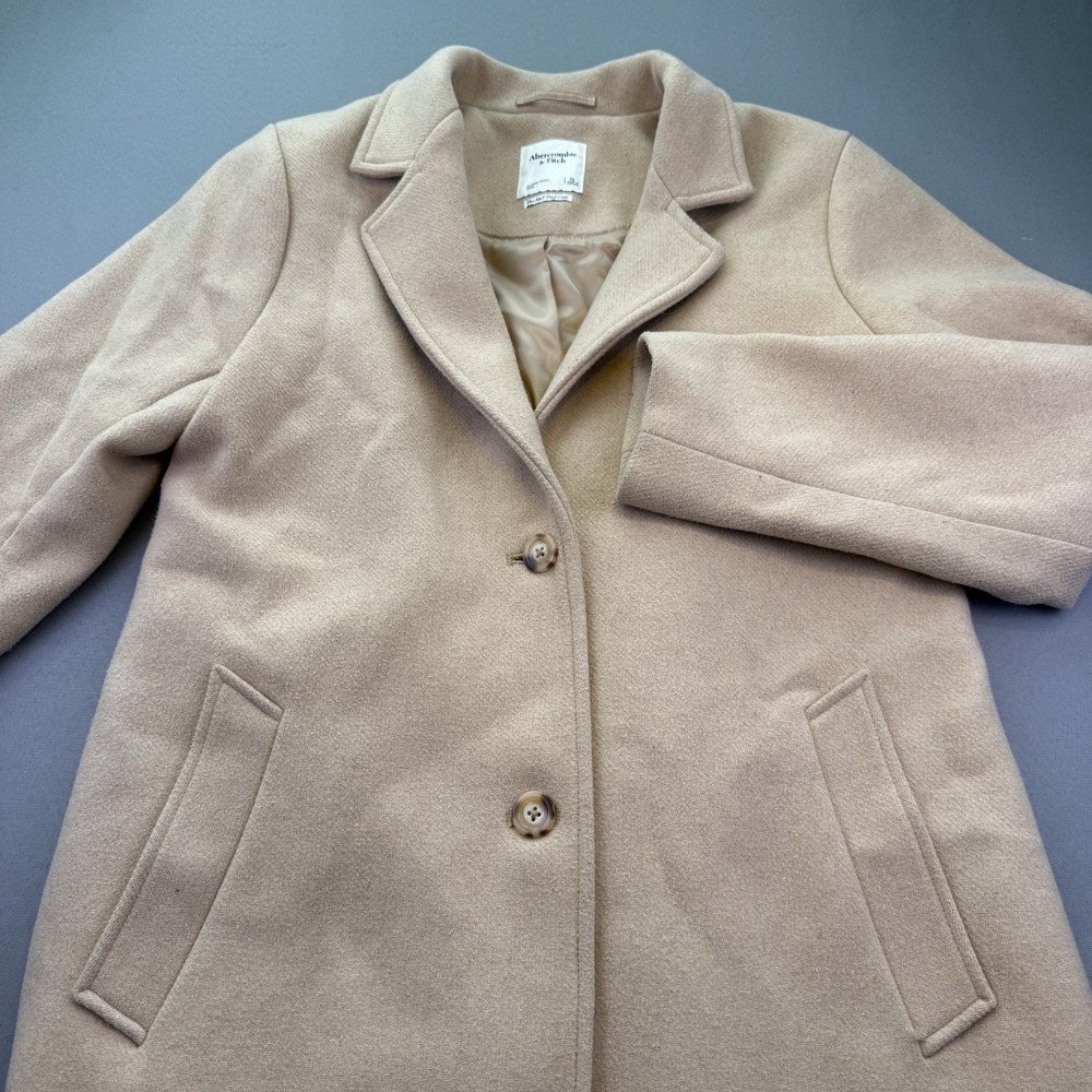 Abercrombie & Fitch Tan Trench Coat - Picture 4 of 10